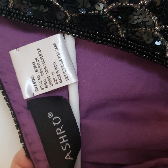 Ashro formal sleeveless seqin dress NWT - Picture 6 of 8